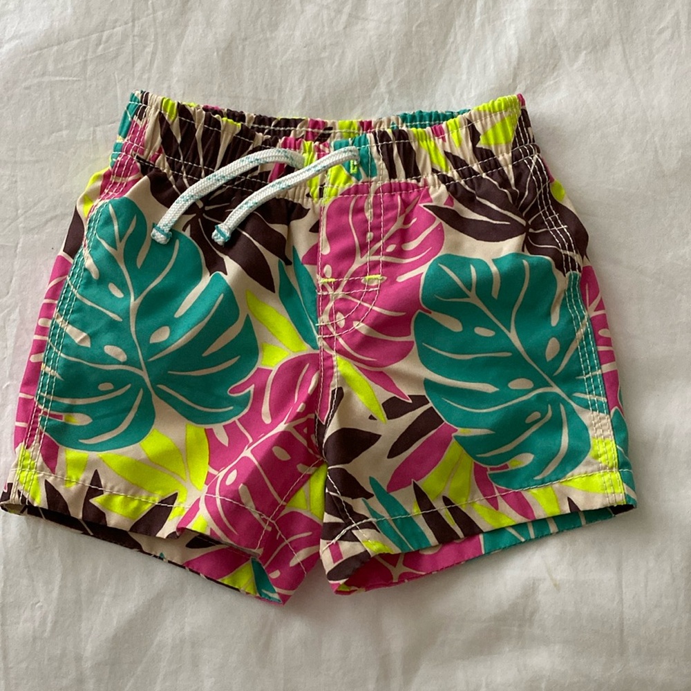 Gap NWOT Tropical Leaf Print Trunks